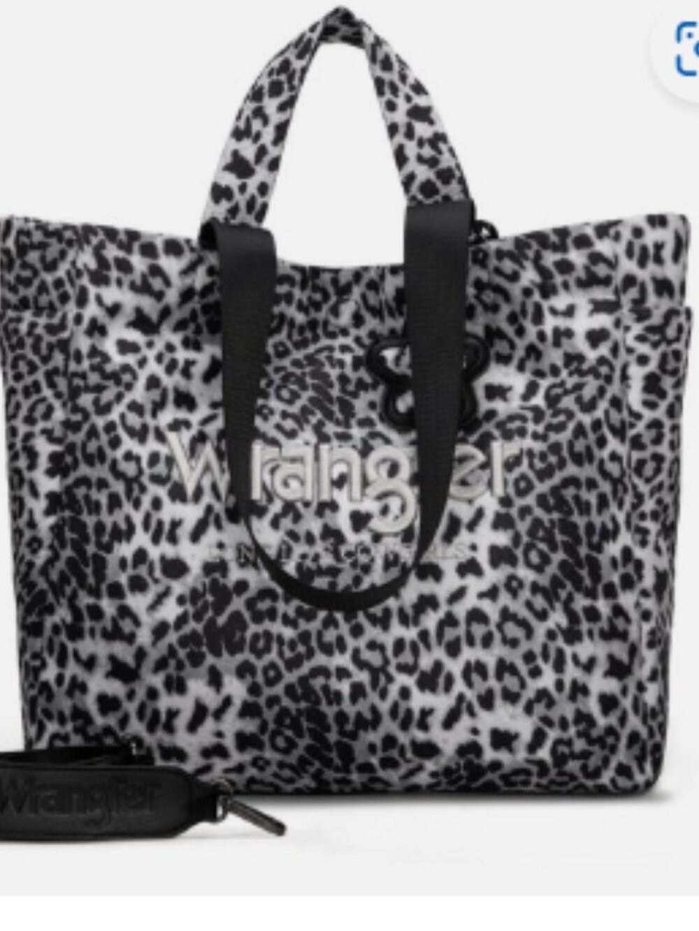Wrangler Leopard Print Large Tote/crossbody NWT